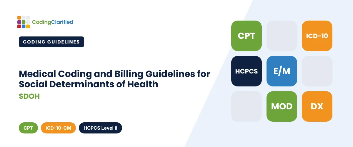 Medical Coding and Billing Guidelines for Social Determinants of Health (SDOH) | Coding Clarified