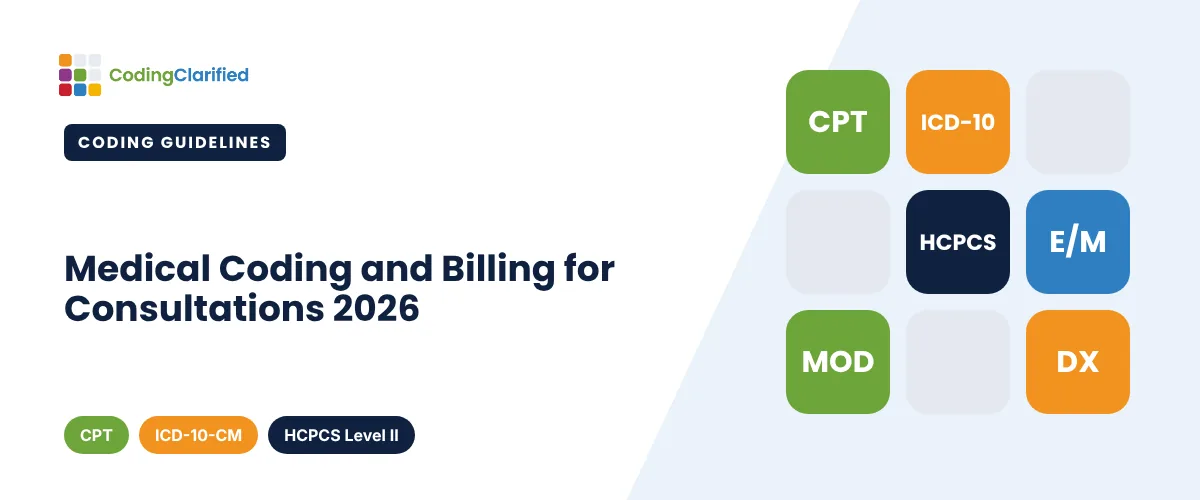 Medical Coding and Billing for Consultations 2026 | Coding Clarified