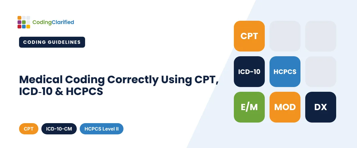 Medical Coding Correctly Using CPT, ICD-10 & HCPCS | Coding Clarified