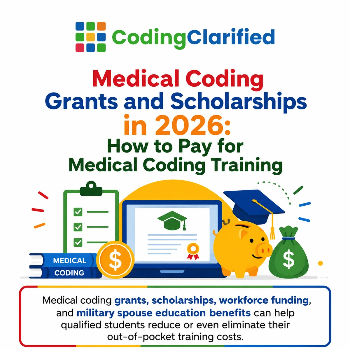 Medical Coding Grants in 2026: How to Pay for Medical Coding Training | Coding Clarified
