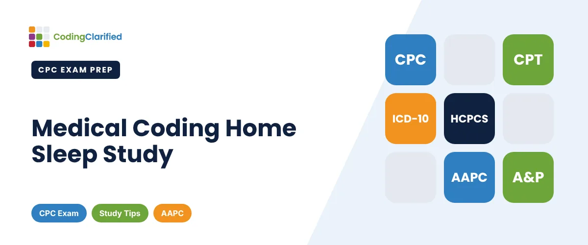 Medical Coding Home Sleep Study | Coding Clarified