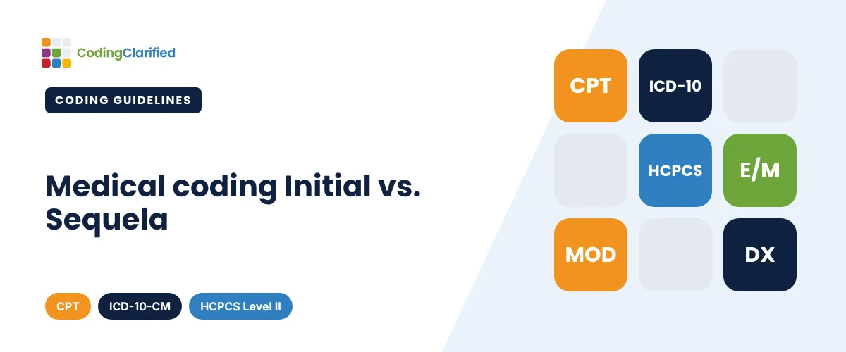 Medical coding Initial vs. Sequela | Coding Clarified