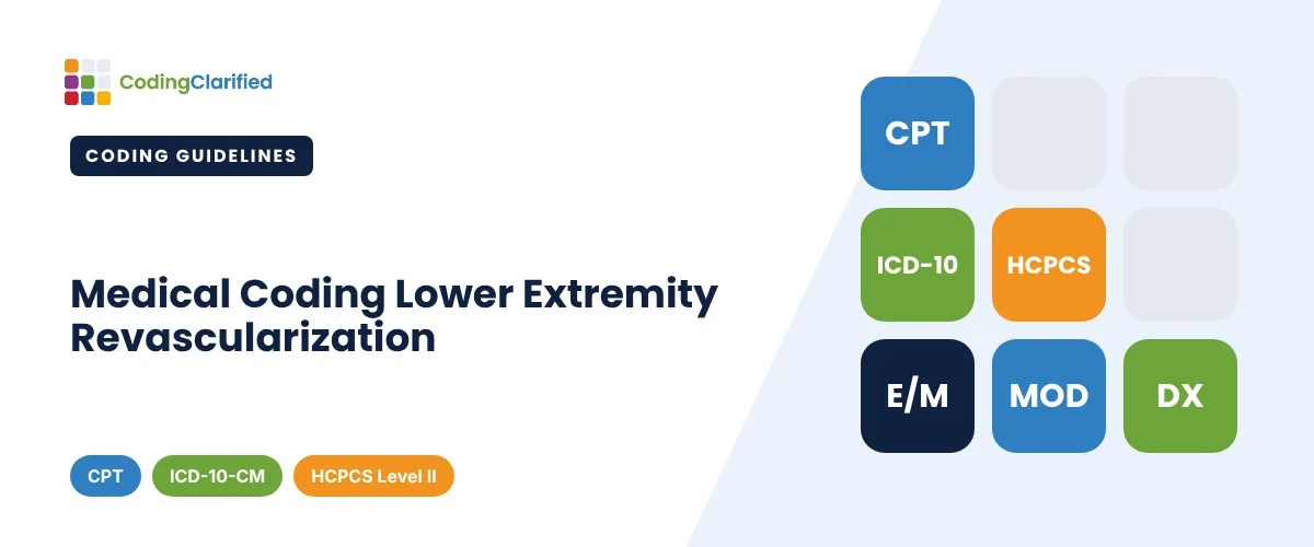 Medical Coding Lower Extremity Revascularization | Coding Clarified