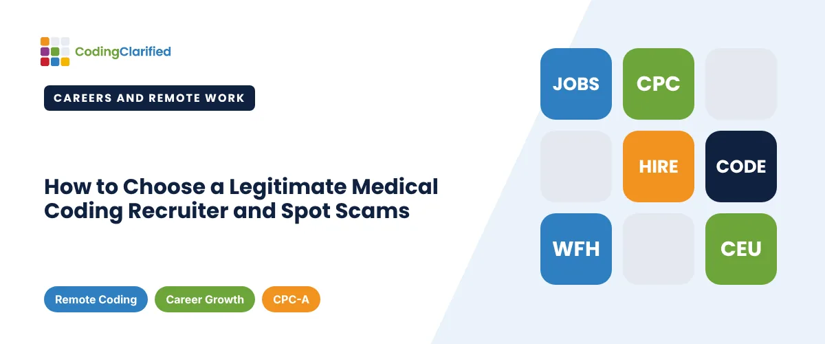 How to Choose a Legitimate Medical Coding Recruiter and Spot Scams | Coding Clarified
