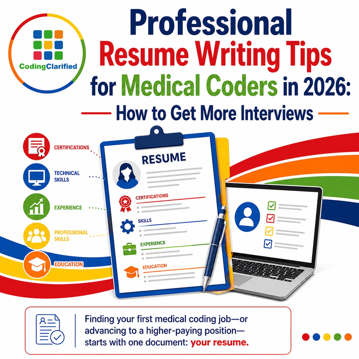Medical Coding Resume Tips for 2026 | Get More Interviews | Coding Clarified