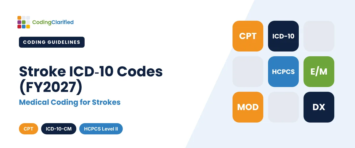 Stroke ICD-10 Codes (FY2027): Medical Coding for Strokes | Coding Clarified