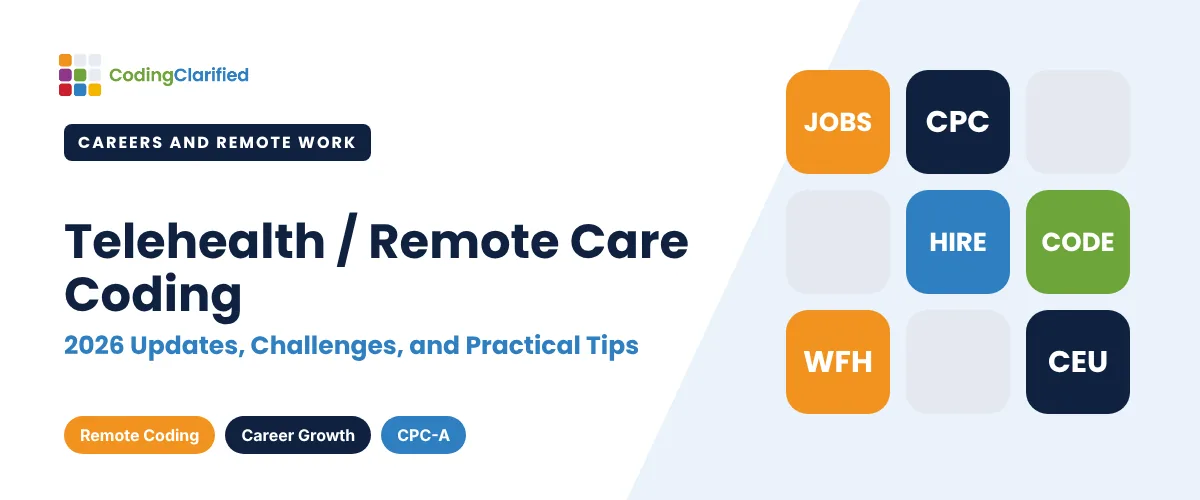 Telehealth / Remote Care Coding: 2026 Updates, Challenges, and Practical Tips | Coding Clarified