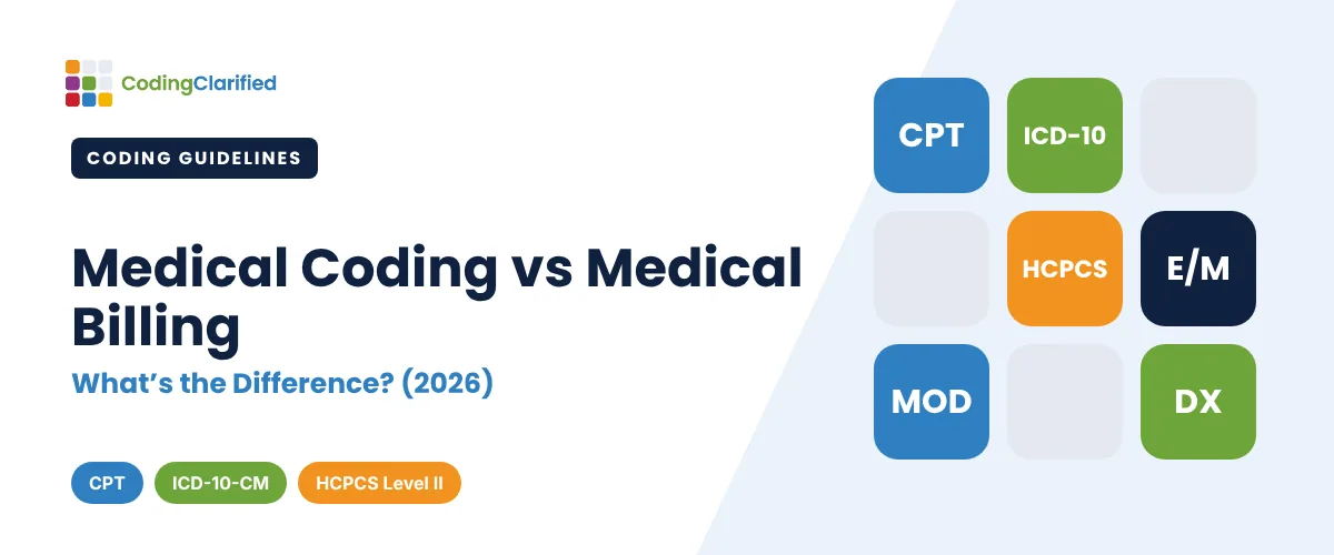 Medical Coding vs Medical Billing: What's the Difference? (2026) | Coding Clarified
