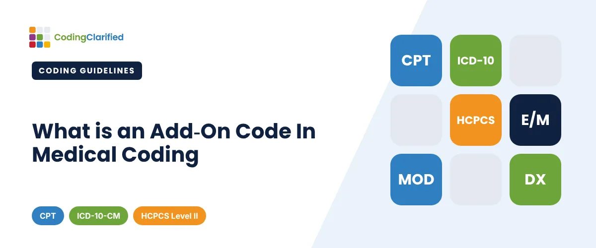 What is an Add-On Code In Medical Coding | Coding Clarified