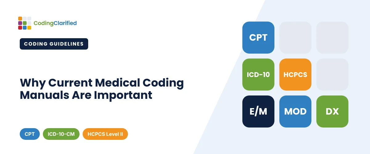 Why Current Medical Coding Manuals Are Important | Coding Clarified